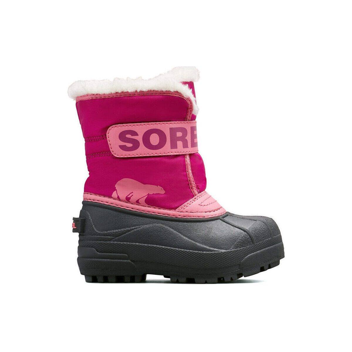 Zapatos Niños Botas de nieve Sorel TODDLER SNOW COMMANDER Rosa