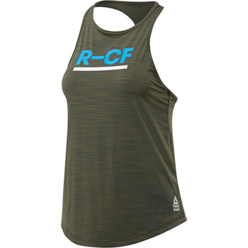 textil Mujer Camisas Reebok Sport RC ACTIVCHILL Tank Verde