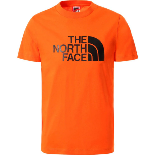 textil Niños Camisetas manga corta The North Face Y S/S EASY TEE Naranja
