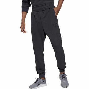 textil Hombre Pantalones cortos Reebok Sport TE MELANGE JOGGER Negro