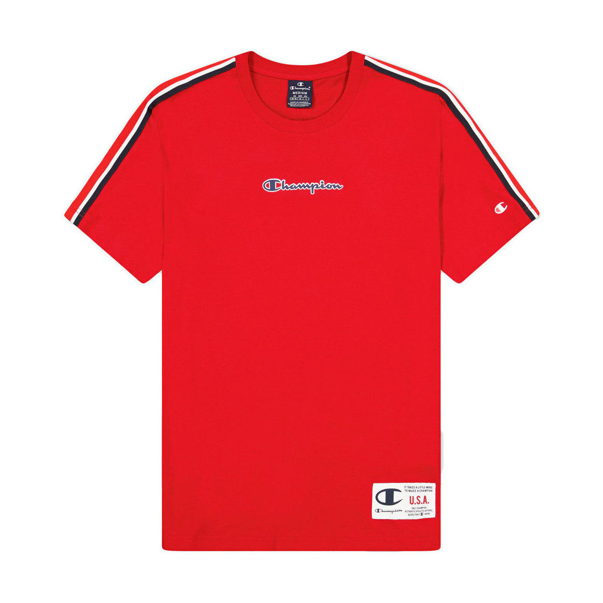 textil Hombre Polos manga corta Champion sport T-Shirt Rojo