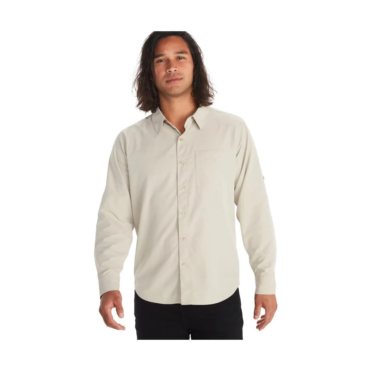 textil Hombre Camisas manga larga Marmot Aerobora LS Beige