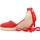 Zapatos Mujer Alpargatas Clara Duran VALENSER5CD Rojo