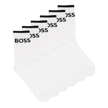 Accesorios Hombre Calcetines BOSS 6P QS Stripe CC Blanco
