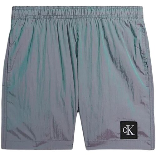 textil Hombre Shorts / Bermudas Calvin Klein Jeans KM0KM00819 Gris