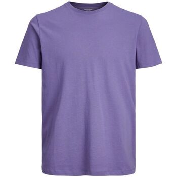 textil Hombre Tops y Camisetas Jack & Jones 12156101 JJEORGANIC BASIC TEE-TWL PURPLE Violeta