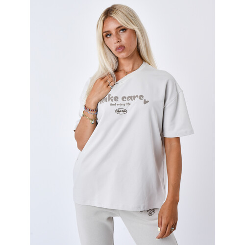 textil Mujer Tops y Camisetas Project X Paris  Beige