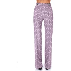 textil Mujer Pantalones con 5 bolsillos Elisabetta Franchi PA00336E2 Violeta