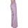 textil Mujer Pantalones con 5 bolsillos Elisabetta Franchi PA00336E2 Violeta