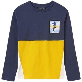 textil Niño Tops y Camisetas Mayoral Set 2 camiseta m/l ski Azul