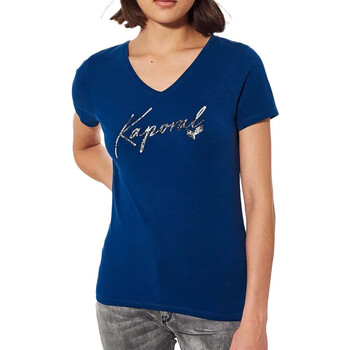 textil Mujer Camisetas manga corta Kaporal  Azul