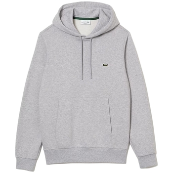 textil Hombre Sudaderas Lacoste Organic Brushed Cotton Hoodie - Grey Gris