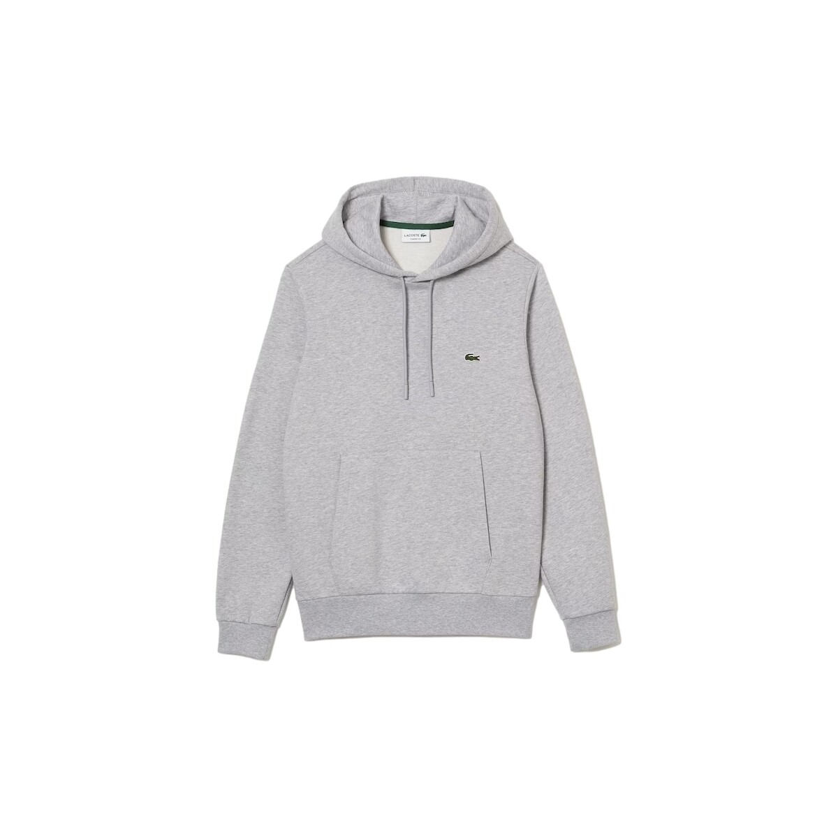 textil Hombre Sudaderas Lacoste Organic Brushed Cotton Hoodie - Grey Gris