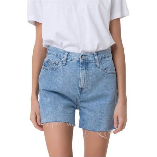 textil Shorts / Bermudas Calvin Klein Jeans J20J220640 - Mujer Azul