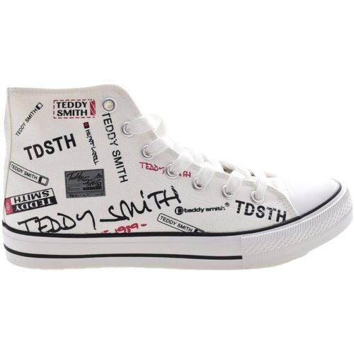 Zapatos Hombre Zapatillas altas Teddy Smith 71654 - Hombres Blanco