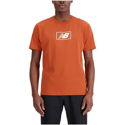 textil Hombre Camisetas manga corta New Balance MT33512 Naranja