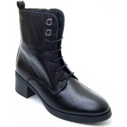 Zapatos Mujer Botas urbanas Purapiel 83477 Negro