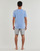 textil Hombre Pijama Calvin Klein Jeans S/S SHORT SET Azul / Gris
