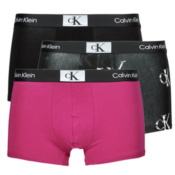 Calvin Klein Jeans TRUNK 3PK X3 Negro / Negro / Violeta