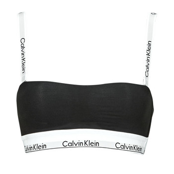 Ropa interior Mujer Sujetador Calvin Klein Jeans LIGHTLY LINED BANDEAU Negro