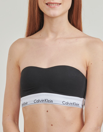 Calvin Klein Jeans LIGHTLY LINED BANDEAU Negro