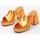 Zapatos Mujer Zuecos (Mules) Krack SEARS Naranja
