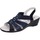Zapatos Mujer Sandalias Confort EZ364 Azul
