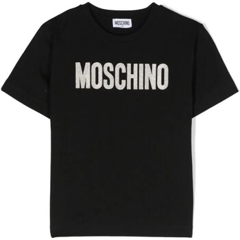 textil Niña Camisetas manga corta Moschino HDM060LAA10 Negro