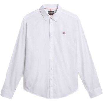textil Hombre Camisas manga larga Napapijri G-Graie 1 Blanco