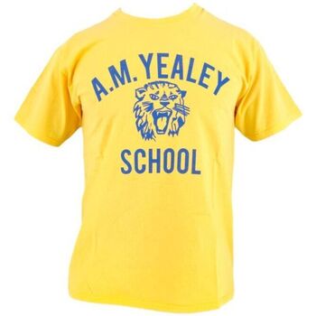 textil Hombre Camisetas manga corta Wild Donkey Camiseta Yealey Hombre Yellow Amarillo