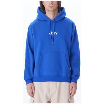Obey Sudadera Lowercase Hood Hombre Surf Blue Azul