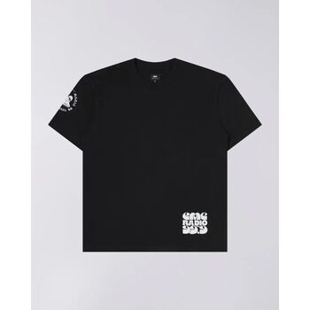 textil Hombre Tops y Camisetas Edwin I032509.89.67 EMC RADIO-BLACK Negro