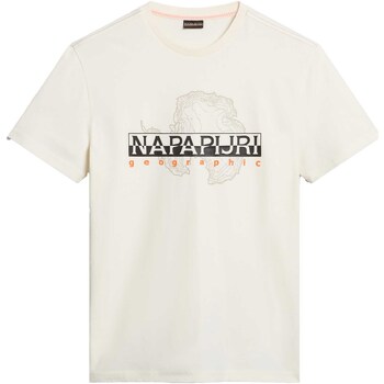 textil Hombre Tops y Camisetas Napapijri S-Iceberg Blanco
