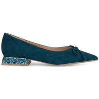 Zapatos Mujer Bailarinas-manoletinas ALMA EN PENA I23117 Azul