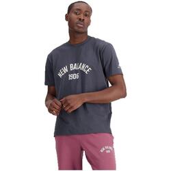 textil Hombre Camisetas manga corta New Balance MT33554-ACK Gris