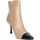 Zapatos Mujer Botas de caña baja Keys K-8700 Beige