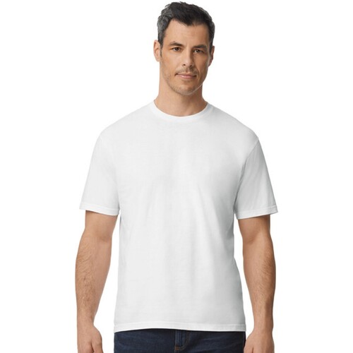 textil Camisetas manga larga Gildan 65000 Blanco