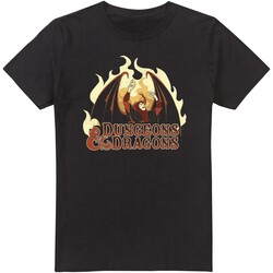textil Hombre Camisetas manga larga Dungeons & Dragons TV2231 Negro