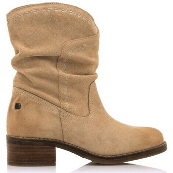 Zapatos Mujer Botas MTNG Botines Mujer FRONTIER 53824 Beige