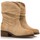 Zapatos Mujer Botas MTNG Botines Mujer FRONTIER 53824 Beige