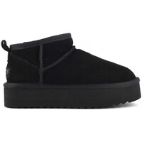 Zapatos Mujer Botines Colors of California Platfrom winter boot in suede Negro