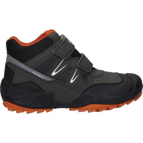 Zapatos Niño Botas de caña baja Geox J261WA 0CEFU J NEW SAVAGE BOY B A Negro