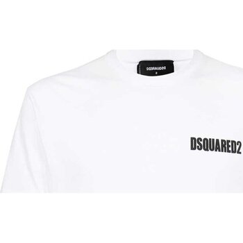 textil Hombre Camisetas manga corta Dsquared S74GD0903 - Hombres Blanco