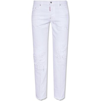 textil Hombre Pantalones chinos Dsquared S71LB1055 - Hombres Blanco