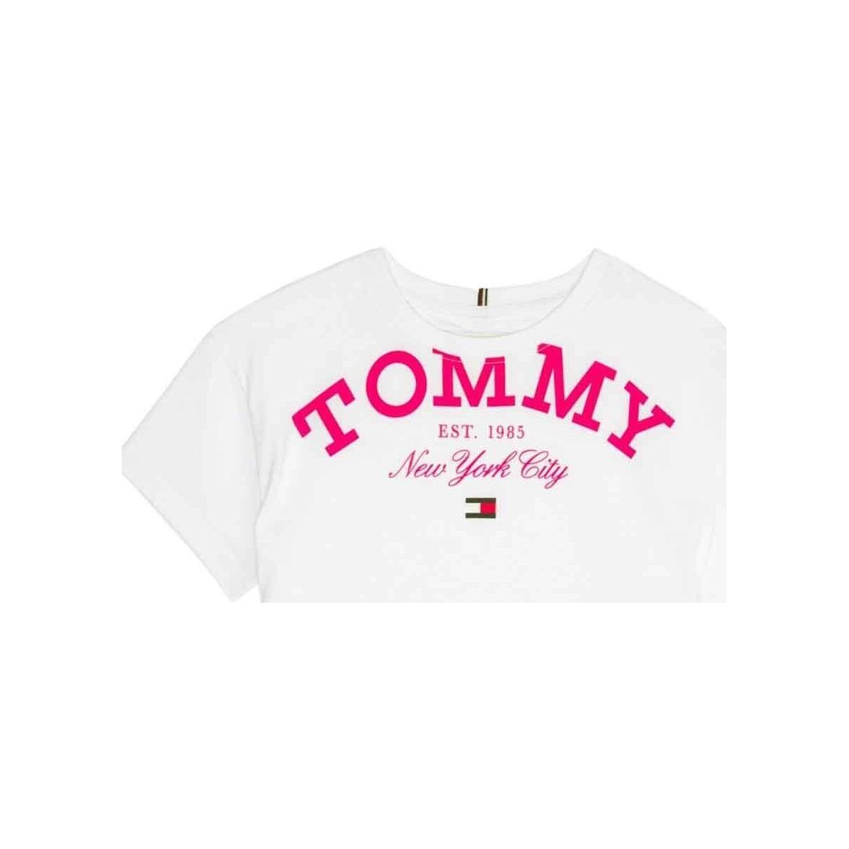 textil Niña Tops y Camisetas Tommy Hilfiger TOMMY LOGO TEE S/S Blanco