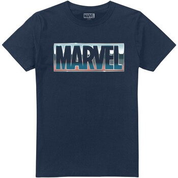 textil Hombre Camisetas manga larga Marvel  Azul