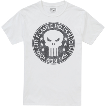 textil Hombre Camisetas manga larga The Punisher TV2250 Blanco
