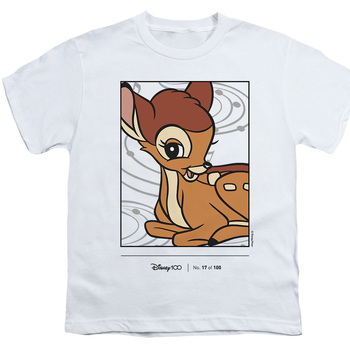 textil Niños Camisetas manga corta Bambi  Blanco