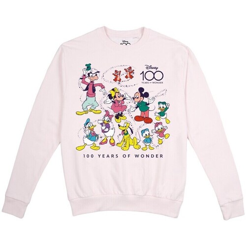 textil Mujer Sudaderas Mickey Mouse And Friends 100 Years 90s Retro Rojo