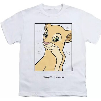 textil Niños Camisetas manga corta The Lion King  Blanco